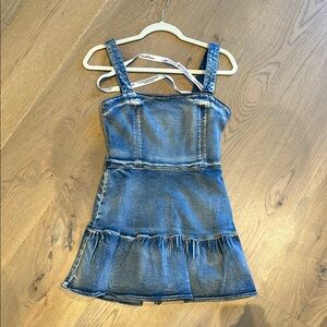 Amanda uprichard Denim Sleeveless Dress